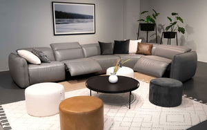 Lamar Modern Reclining Sectional Sofa