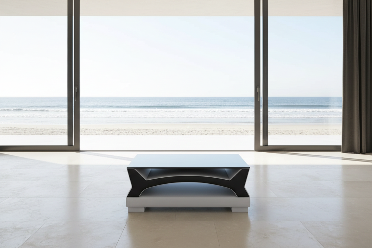 Coffee Table Alone in Beachfront Villa