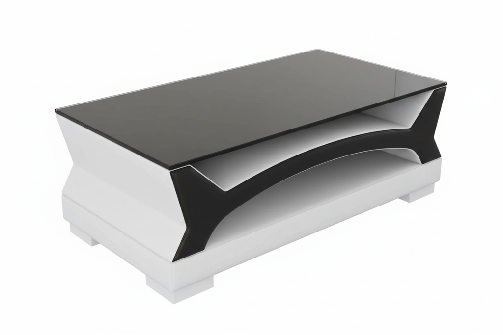 Coffee Table Elevated Three-Quarter View