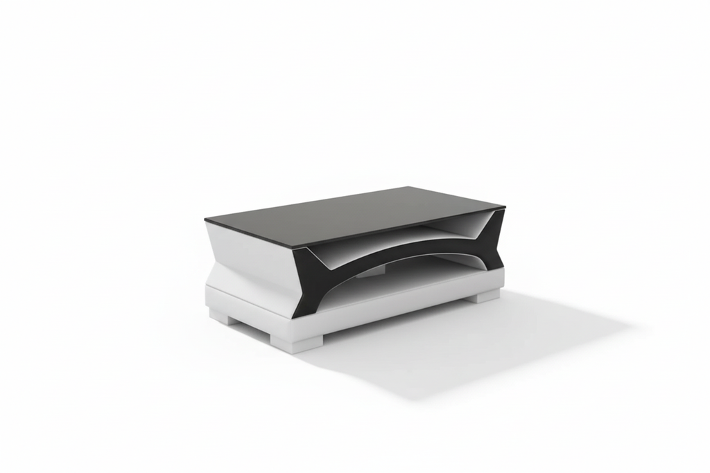 Coffee Table with Medium-Dark Short Shadow