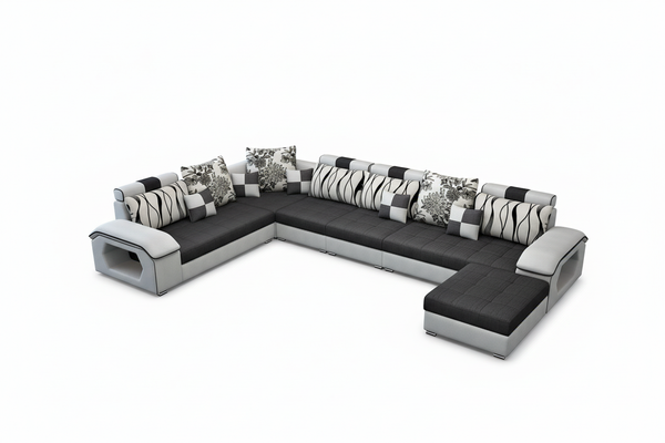 Selena Style B Modular Tufted Sectional