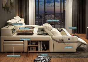 Upgraded Monica Multifunctional Smart Bed | Futuristic Furniture