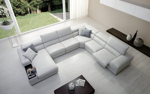 Linehan Modern Leather Sectional