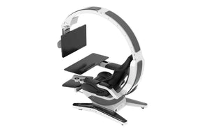 HAMISH ULTIMATE WORKING AND GAMING COMPUTER DESK WITH RECLINER