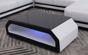 Eileend Leather Sectional with LED Lights | Futuristic Furniture