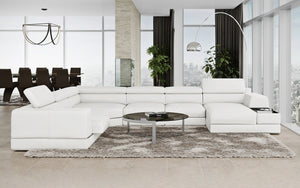 Linehan Modern Leather Sectional