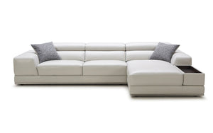 Linehan Modern Leather Sectional
