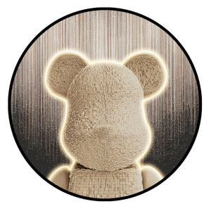 Futuristic Wall Art Modern Street Style Bearbrick