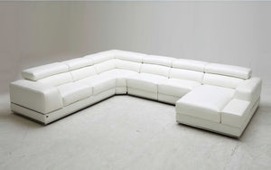 Linehan Modern Leather Sectional