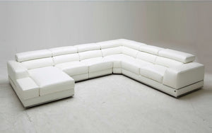 Linehan Modern Leather Sectional