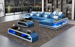 Maximus Modern Recliner Sectional With Mood Light | Futuristic Furniture