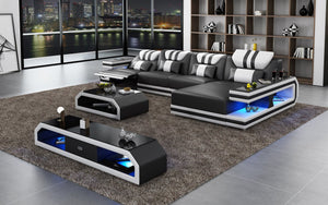 Maximus Modern Recliner Sectional With Mood Light | Futuristic Furniture