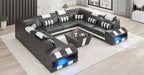 Cosmo XL U-Shape LED Sectional - Extra Large Party Couch for Big Spaces